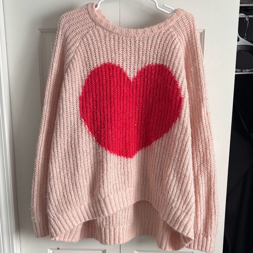 Old Navy Heart Sweater Size 2X